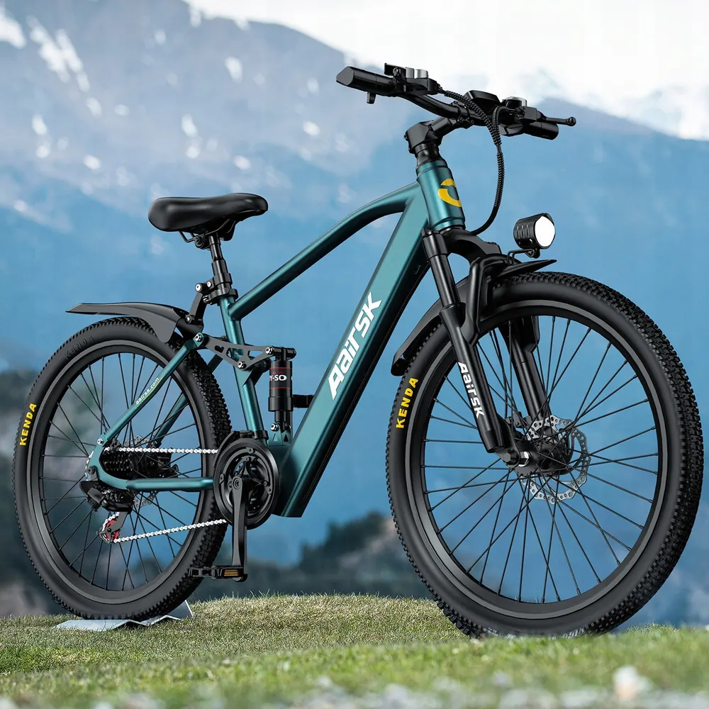 Cuadro talla L de la bicicleta eléctrica Aairsk GT900 para montaña.