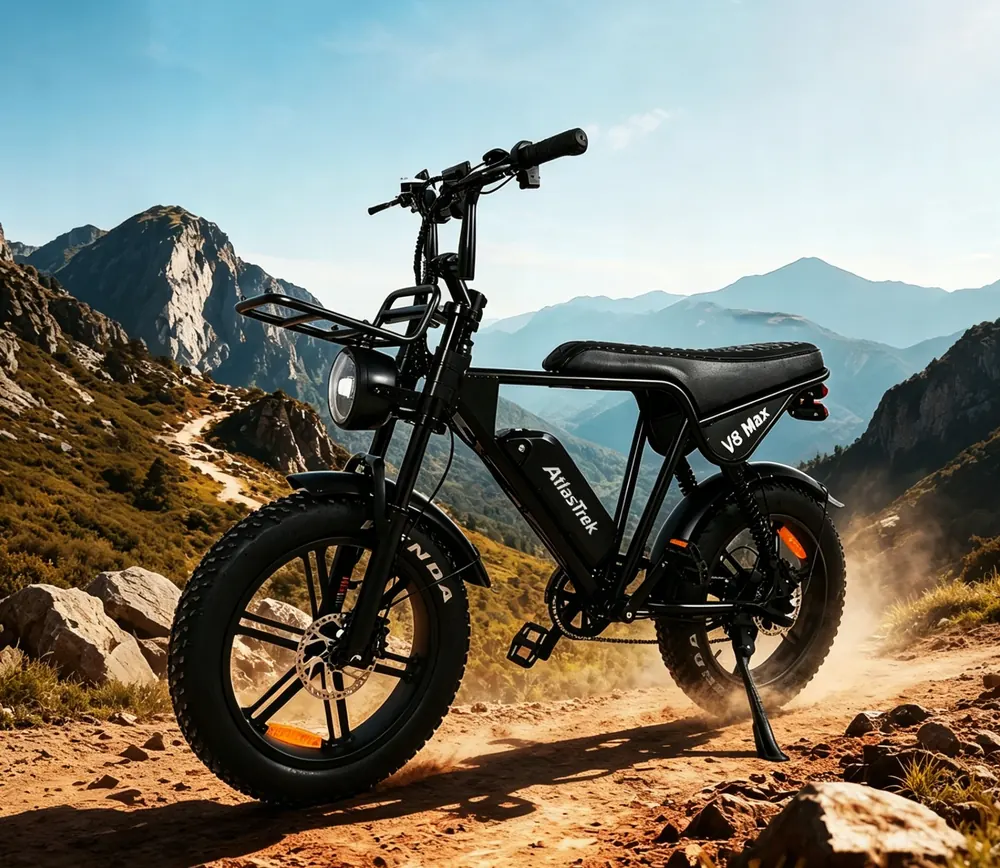 Bicicleta eléctrica Aairsk V8 Max 250W con batería 15Ah y ruedas 20 pulgadas