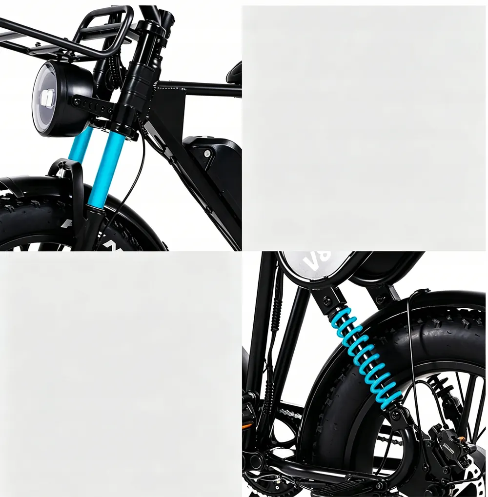 Rueda de 20 pulgadas de la bicicleta eléctrica Aairsk V8 Max