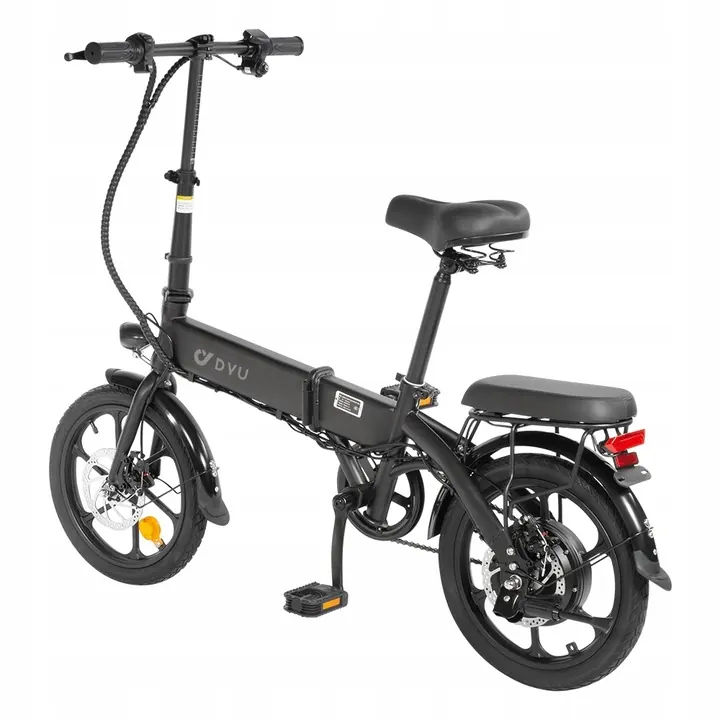 Bicicleta eléctrica plegable DYU A1F PRO rueda 16 pulgadas negra 250 W