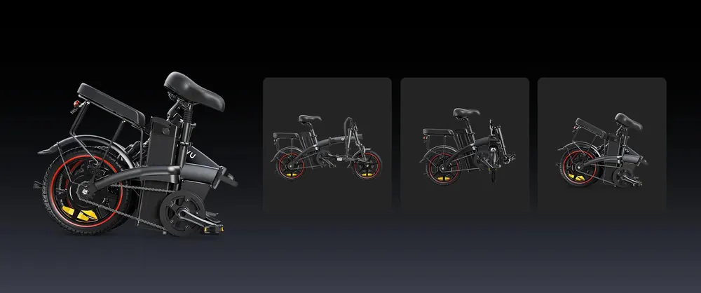 DYU A5 Bicicleta Eléctrica Plegable Urbana image 12