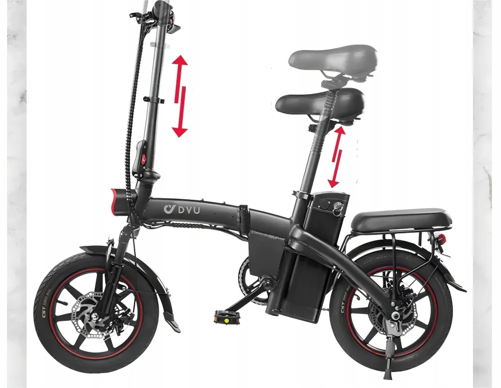 DYU A5 Bicicleta Eléctrica Plegable Urbana image 8