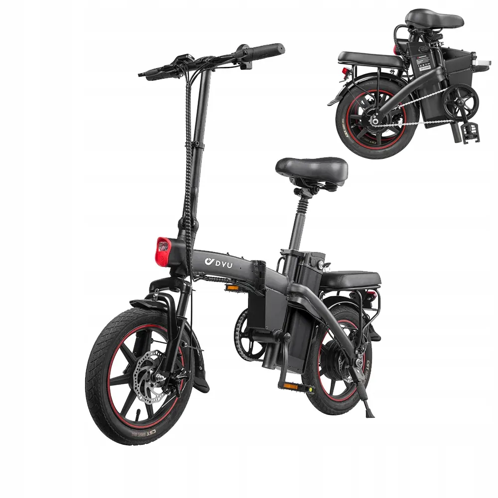 Bicicleta eléctrica DYU A5 plegable con código EAN 9331855082875