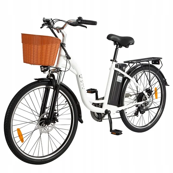 Embalaje original de la bicicleta eléctrica DYU C6 lista para enviar