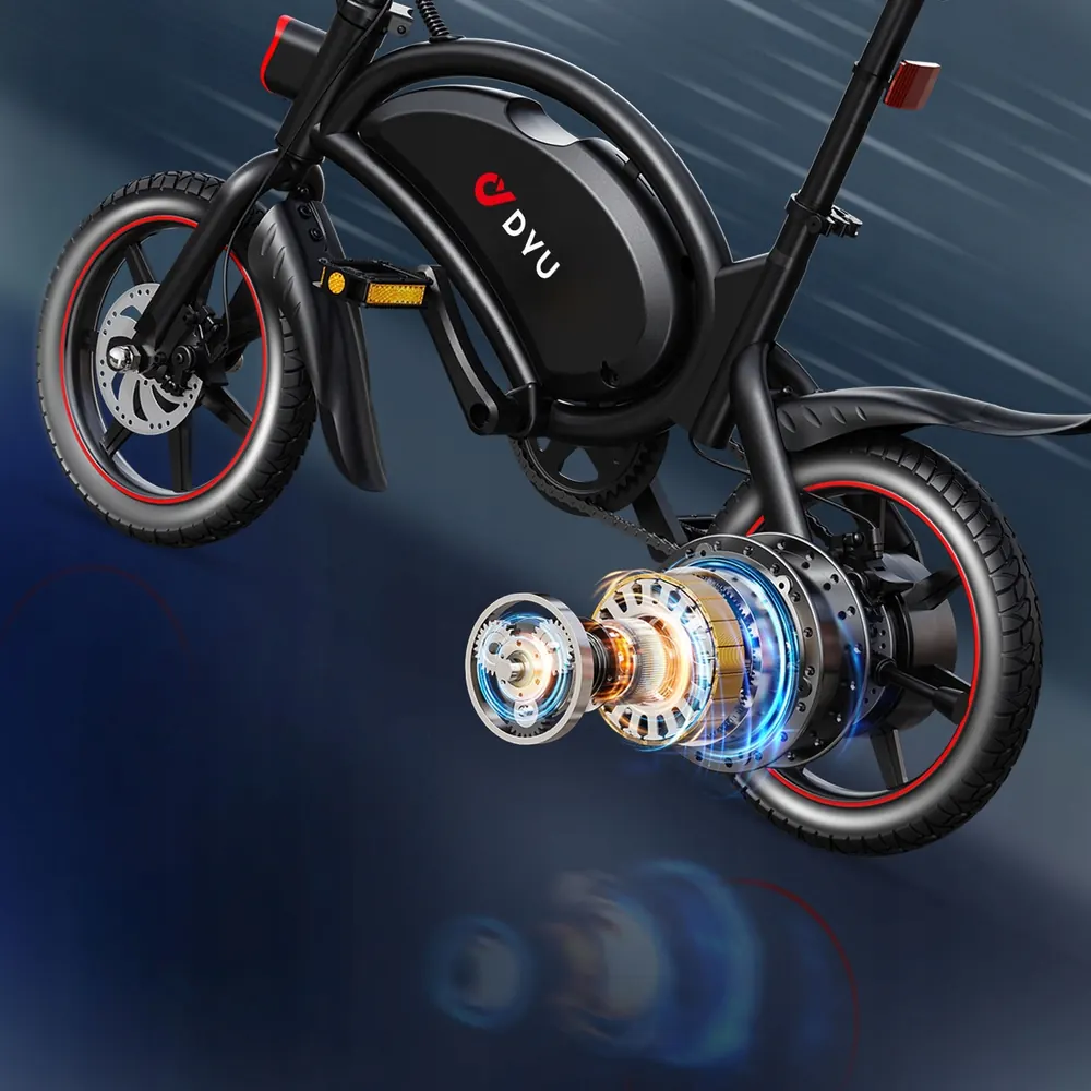 DYU D3F Bicicleta Eléctrica Plegable image 3