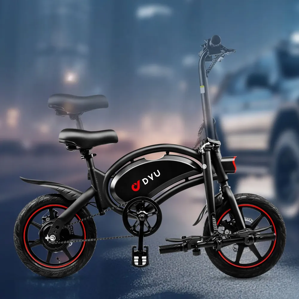 Rueda de 14 pulgadas de la bicicleta eléctrica plegable DYU D3F.