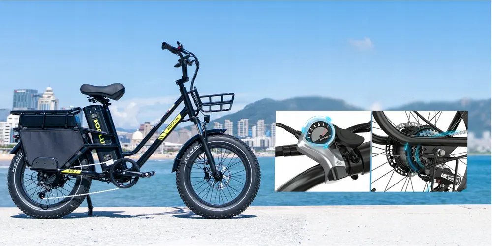 Bicicleta eléctrica unisex KOOLUX 1000W, 48V65Ah, 50km/h, con freno de aceite.