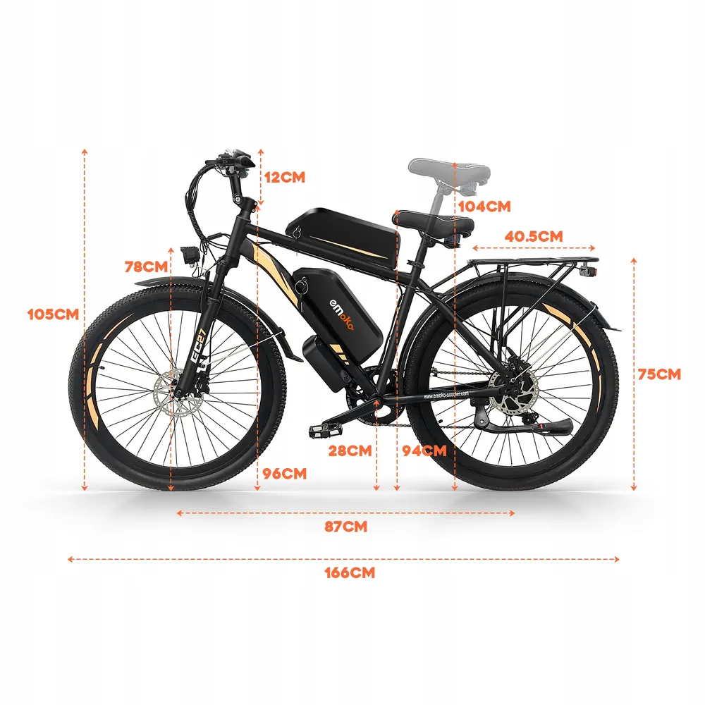 EMOKO EC27 Bicicleta Eléctrica de Montaña image 10