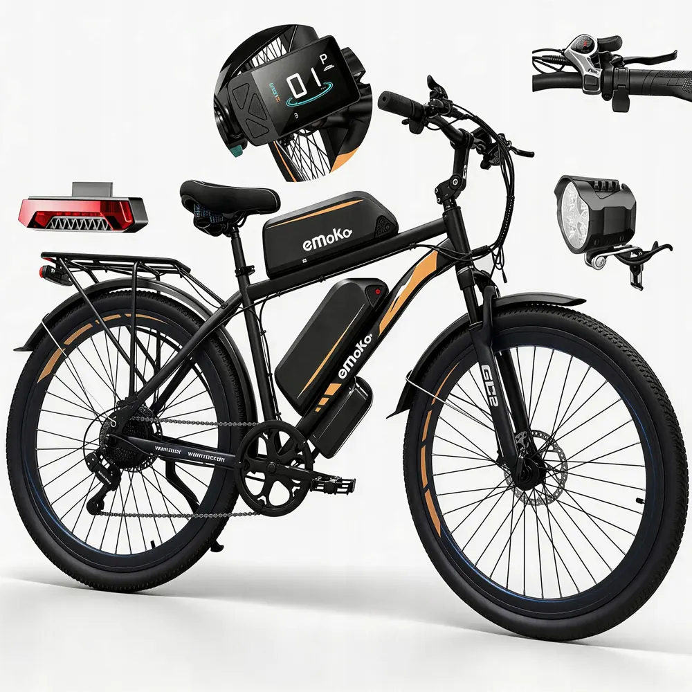 EMOKO EC27 bicicleta eléctrica 500W 45km/h 150km autonomía