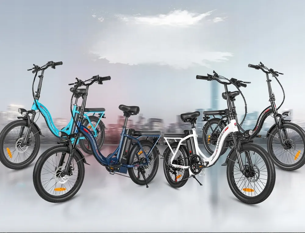 Caja original de la bicicleta eléctrica plegable Samebike CY20 560W