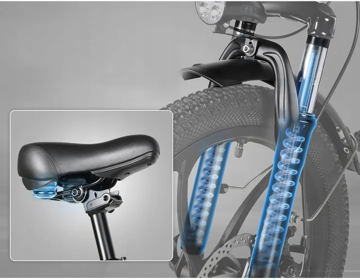 Bicicleta eléctrica plegable Samebike CY20 560W marca Samebike