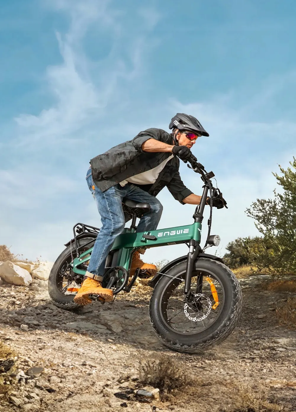 Cuadro de aleación de magnesio de la bicicleta eléctrica ENGWE EP-2 3.0 Boost