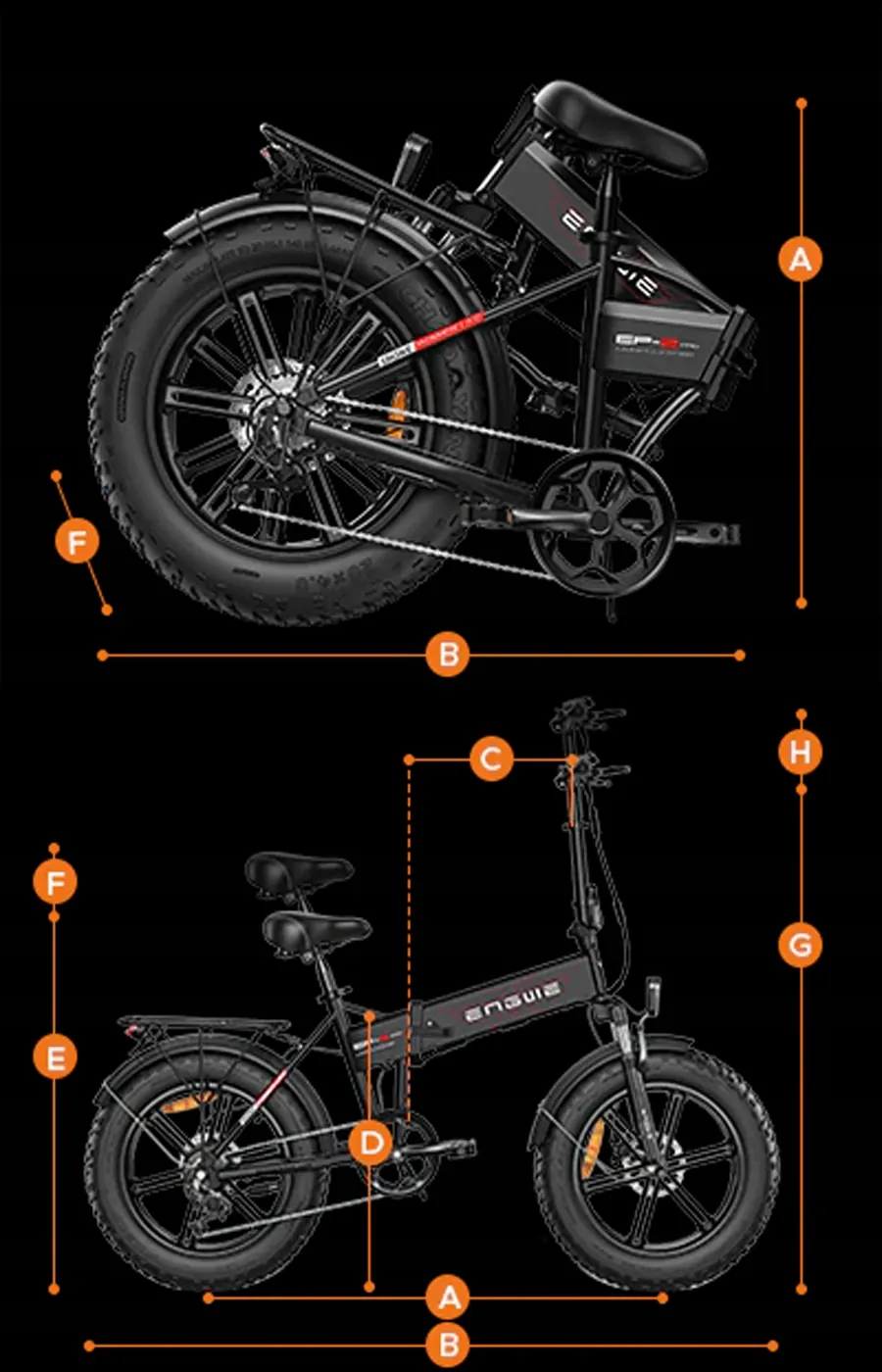 ENGWE EP-2 Boost Bicicleta Eléctrica Plegable image 14