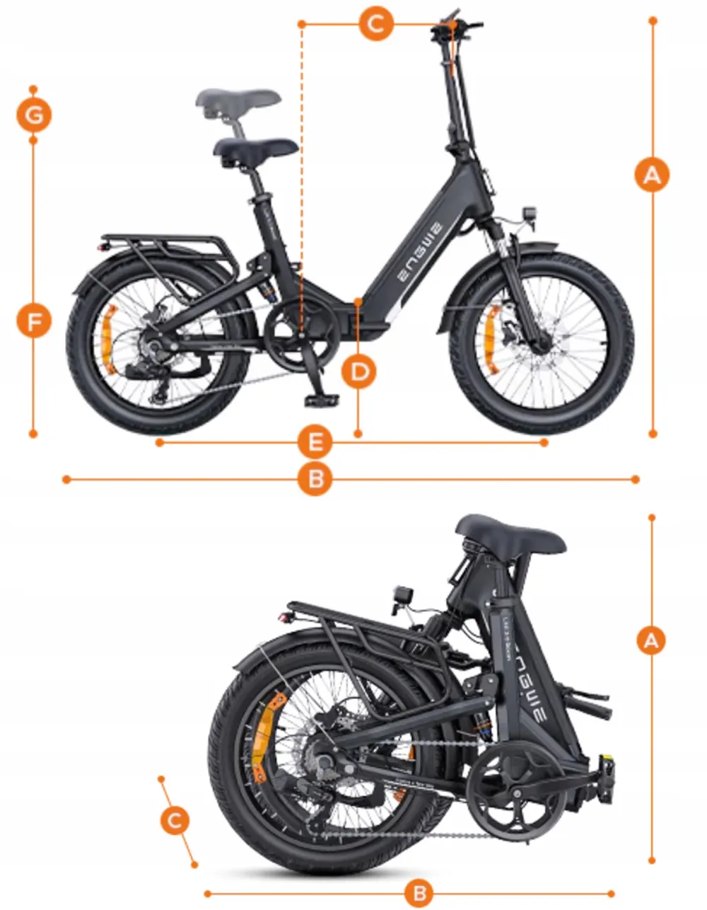ENGWE L20 3.0 Boost Bicicleta Eléctrica Plegable image 3