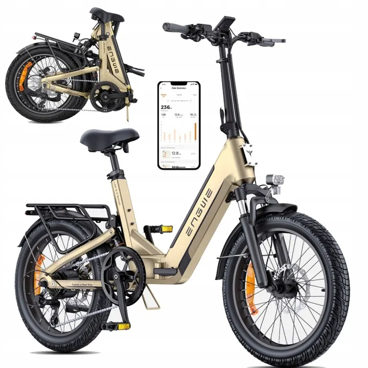 ENGWE L20 3.0 Boost 250W 75Nm bicicleta eléctrica con frenos hidráulicos y app