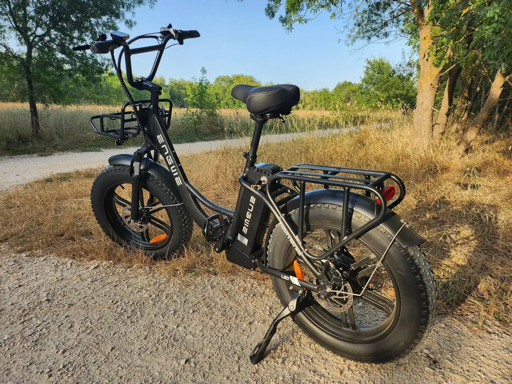 Motor de 250W en la bicicleta eléctrica ENGWE L20 BOOST negra