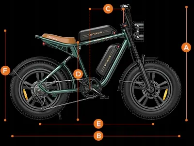 ENGWE M20 Bicicleta Eléctrica Dual image 6