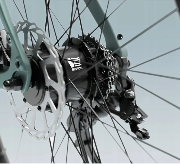 Bicicleta eléctrica ENGWE MAPFOUR N1 Air 250W gris con ruedas de 24 pulgadas