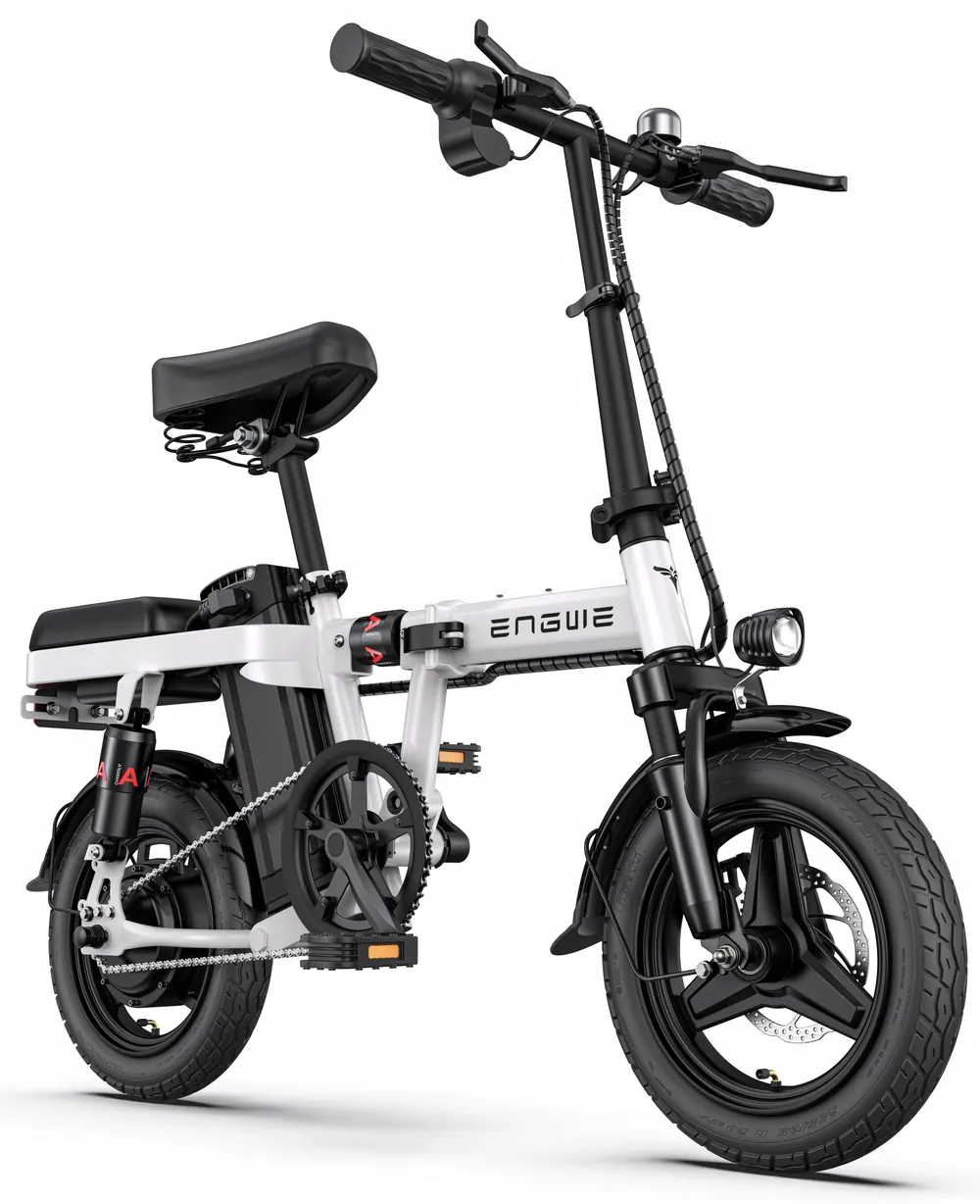 Bicicleta eléctrica ENGWE T14 plegada y ajustada de fábrica