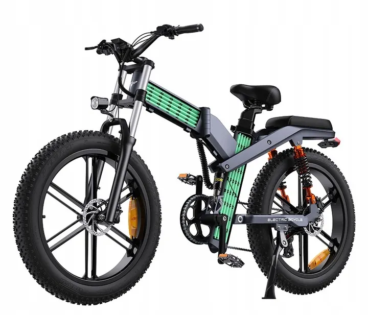 Marca Engwe en la bicicleta eléctrica ENGWE X26 con doble batería