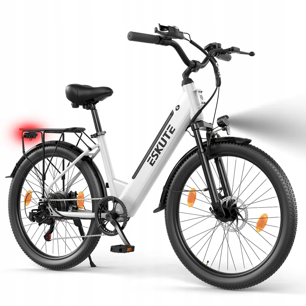 Caja original de la bicicleta eléctrica ESKUTE C100 Plus 26".