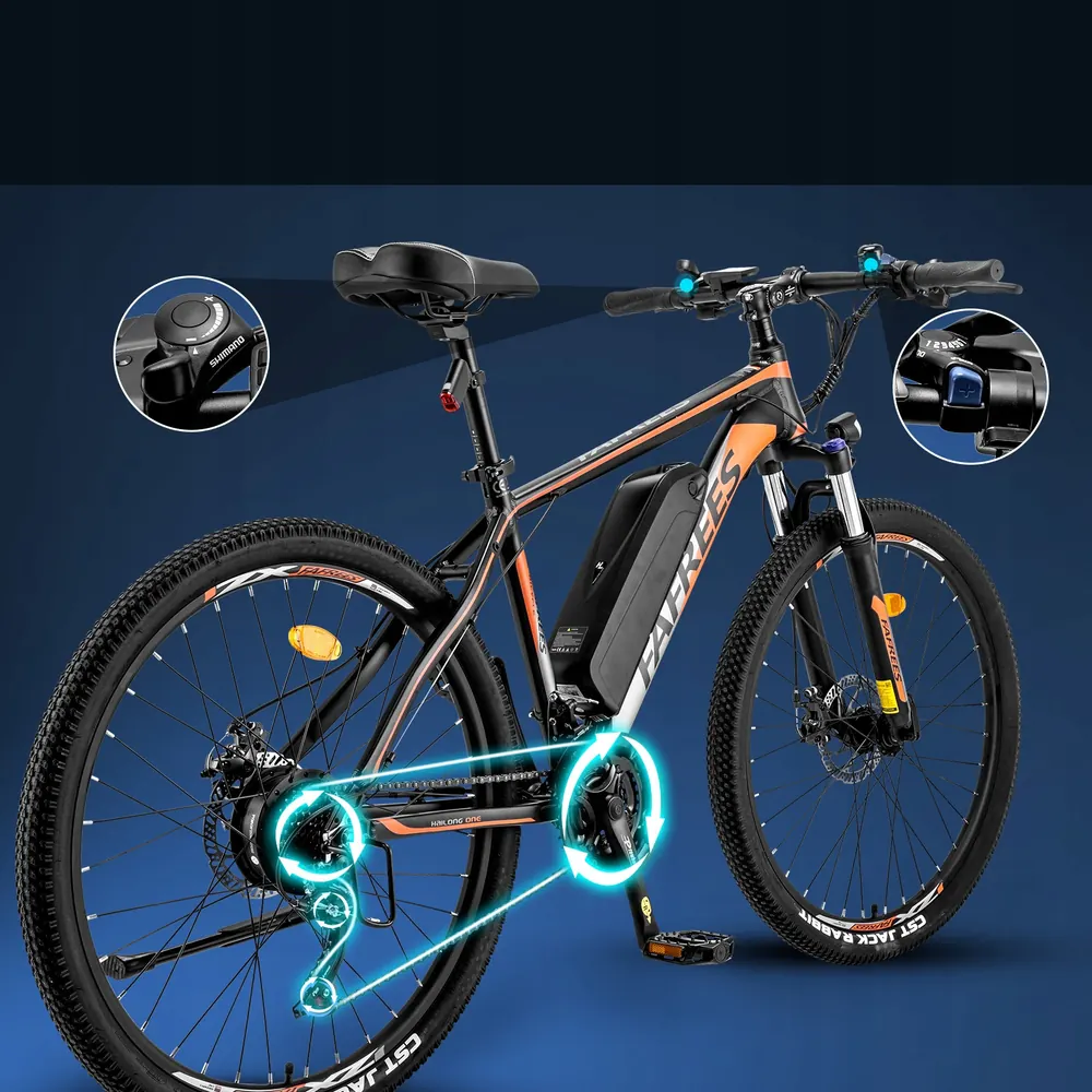 Bicicleta eléctrica FAFREES Hailong One en color blanco