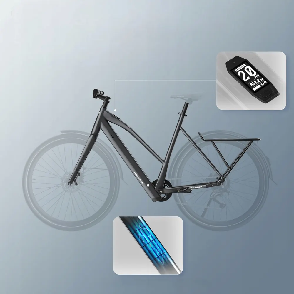FAFREES 700C Bicicleta Eléctrica Urbana image 3