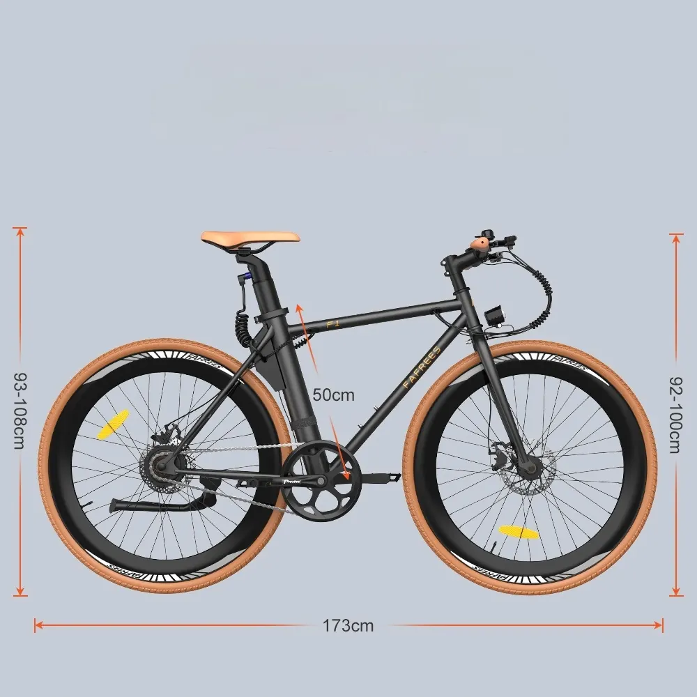 Bicicleta eléctrica de carretera FAFREES F1 con ruedas de 29 pulgadas