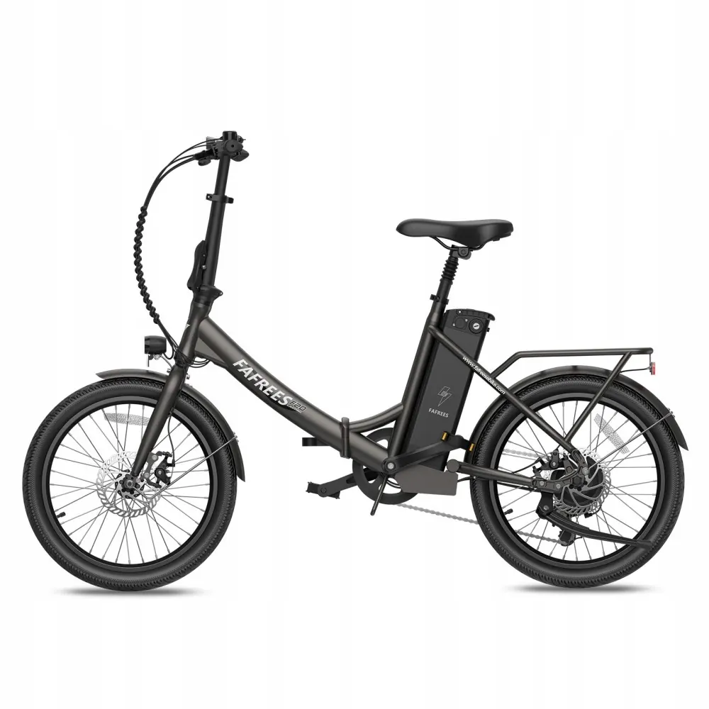 Caja original de la bicicleta eléctrica FAFREES F20 con embalaje sellado.