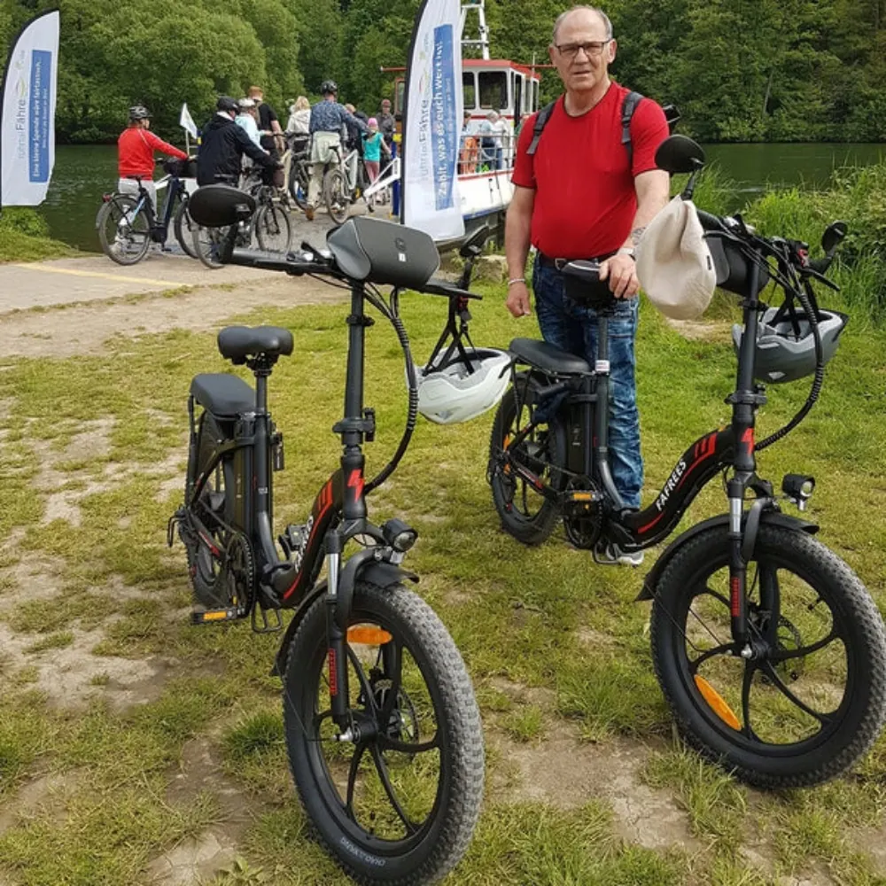 Motor trasero de 250W en buje del Fafrees F20 eléctrico