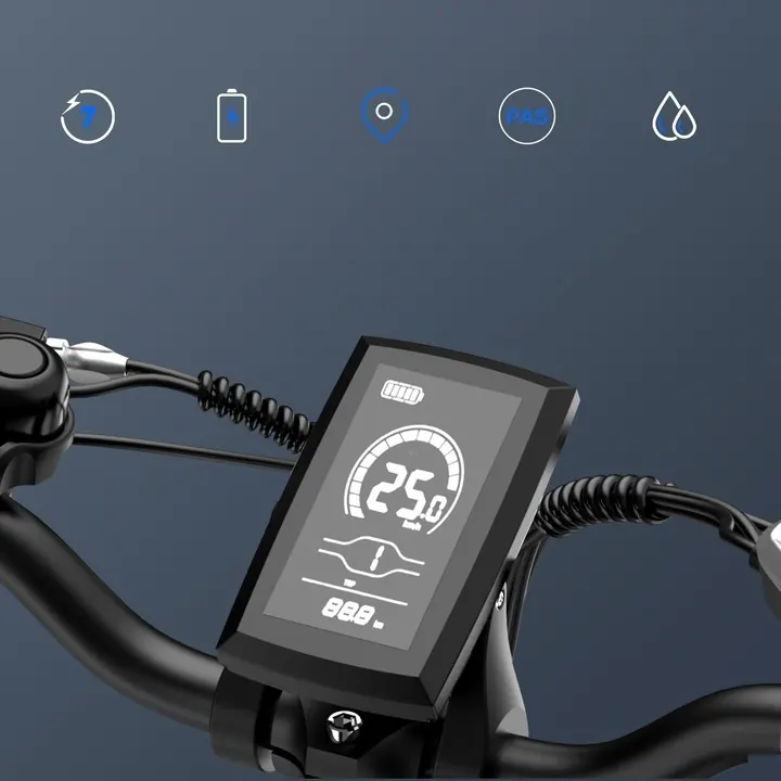 Marca Fafrees en la bicicleta eléctrica F20 MAX con batería de larga duración