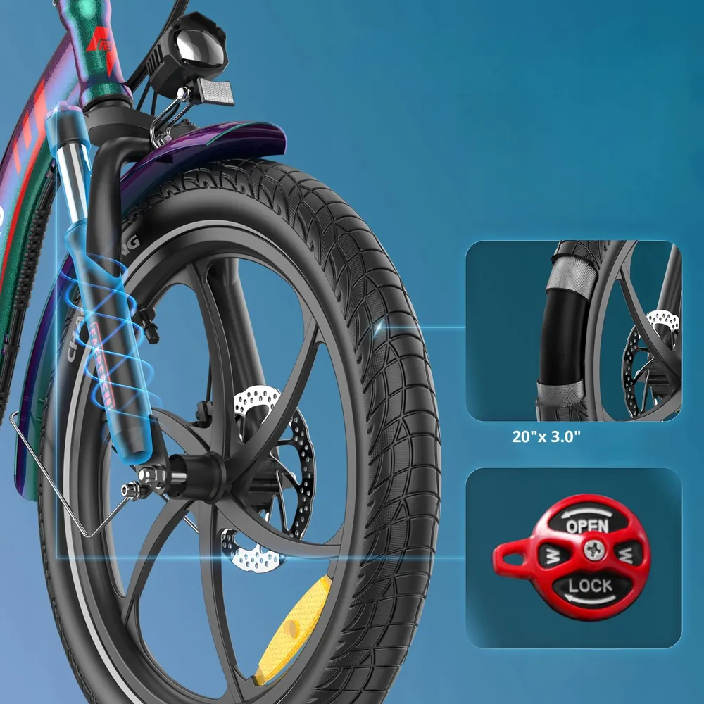 FAFREES F20+ Pro Bicicleta Eléctrica Plegable image 5