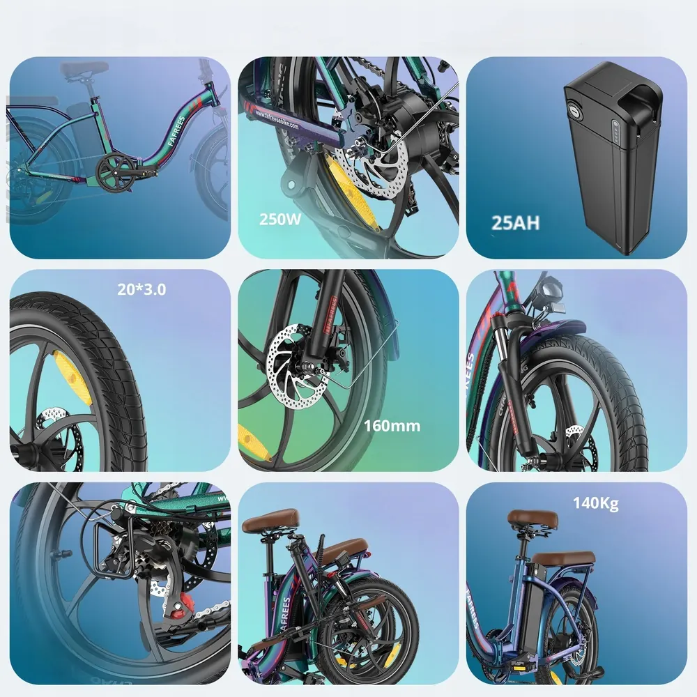 FAFREES F20+ Pro Bicicleta Eléctrica Plegable image 7