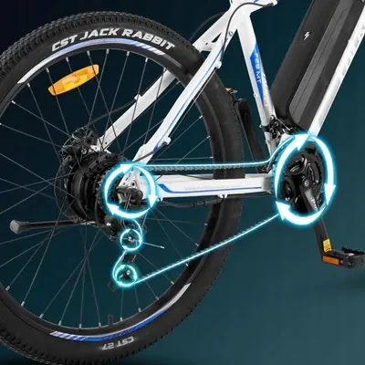 Bicicleta eléctrica Fafrees F28 MT con cuadro talla L para adultos.