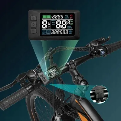 Motor eléctrico de 250W nominal en bicicleta Fafrees F28 MT.