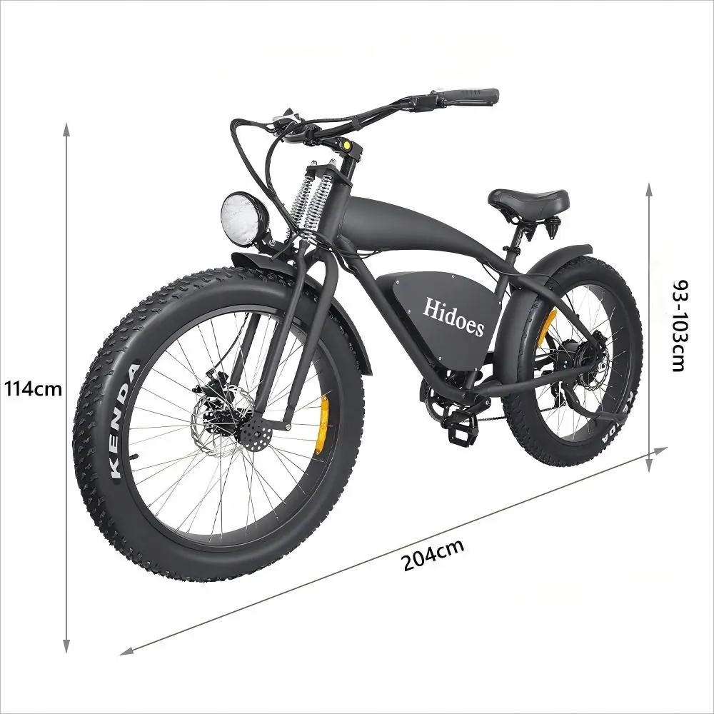 HIDOES B3 Fat Tire Bicicleta Eléctrica image 3