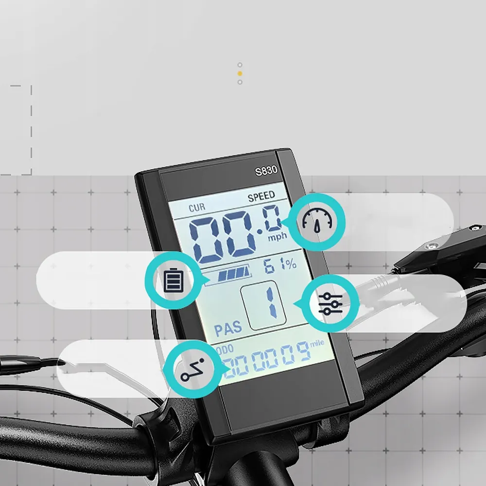 Batería de litio extraíble de la bicicleta eléctrica HIDOES B3 Fat Tire 26