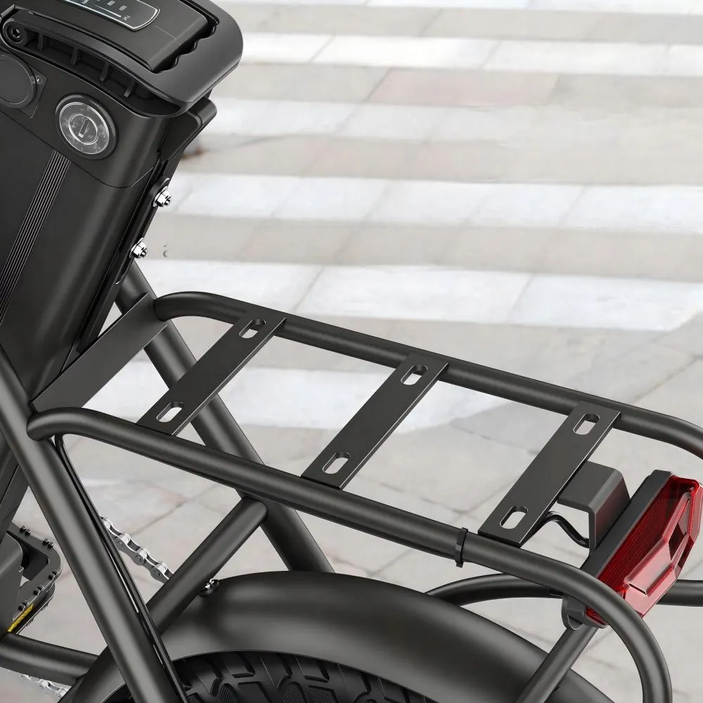 Bicicleta eléctrica Hidoes C5 con peso total de 26 kg en embalaje
