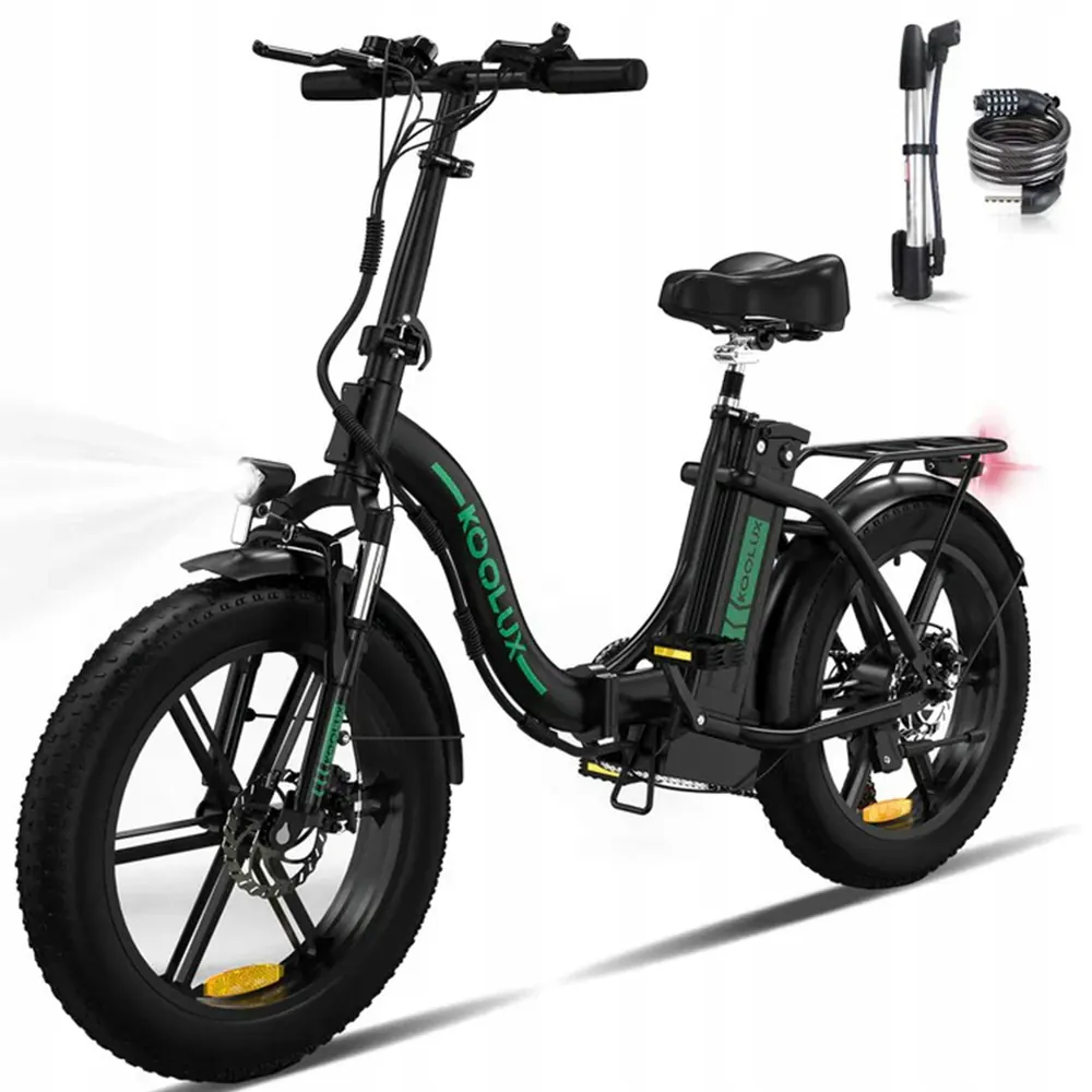 Bicicleta eléctrica KOOLUX BK6S 500W con batería 48V 13AH y autonomía 90 km