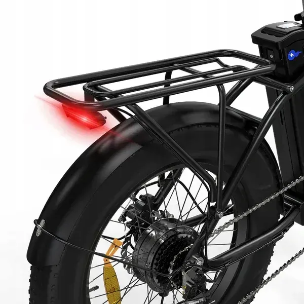 Motor eléctrico de 500W en la bicicleta KOOLUX BK6S con velocidad 45 km/h