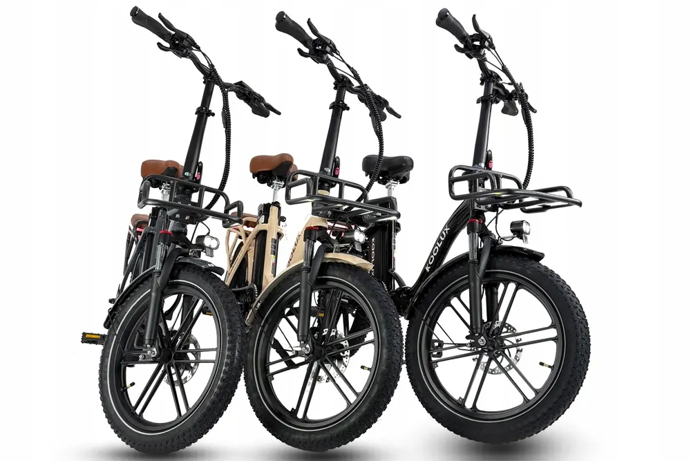 Bicicleta eléctrica plegable KOOLUX X16 con motor 500W y batería 48V 15.6Ah