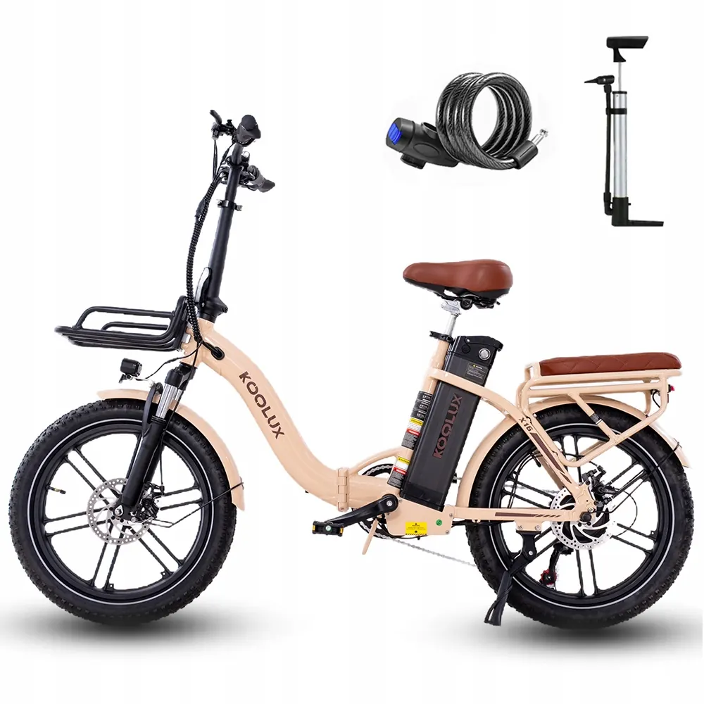 KOOLUX X16 plegable con motor 500W y velocidad máxima 45 km/h