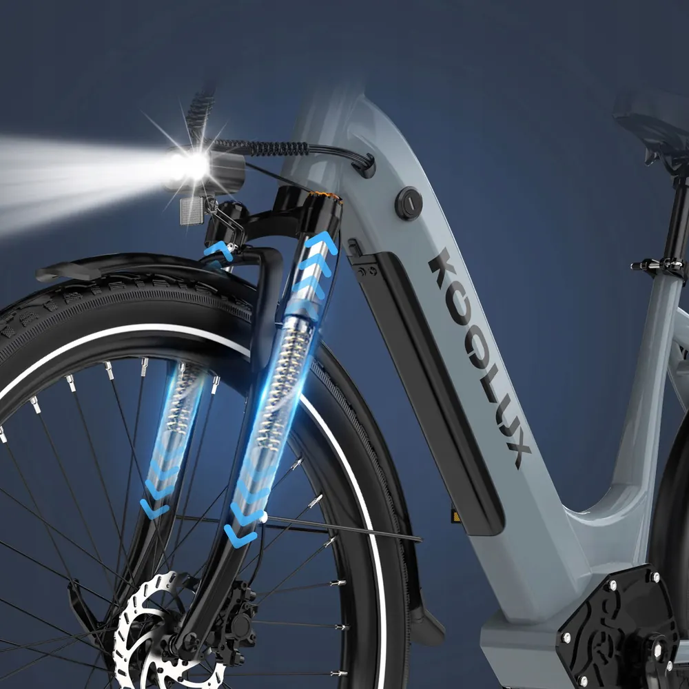 Bicicleta eléctrica KOOLUX X2 apta para usuarios de 160 a 205 cm