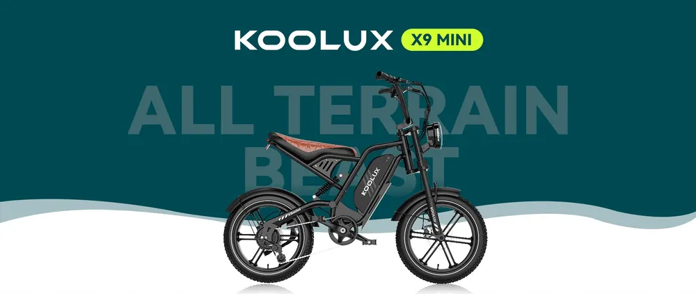 Bicicleta eléctrica Koolux X9 Mini con ruedas de 16 pulgadas