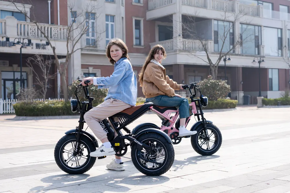 Bicicleta eléctrica Koolux X9 Mini con cambio de 6 velocidades