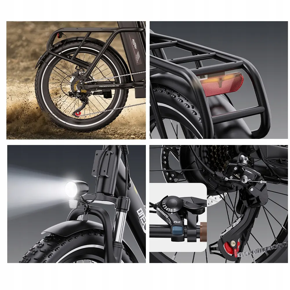 ONESPORT OT16-2 Bicicleta Eléctrica Plegable image 10