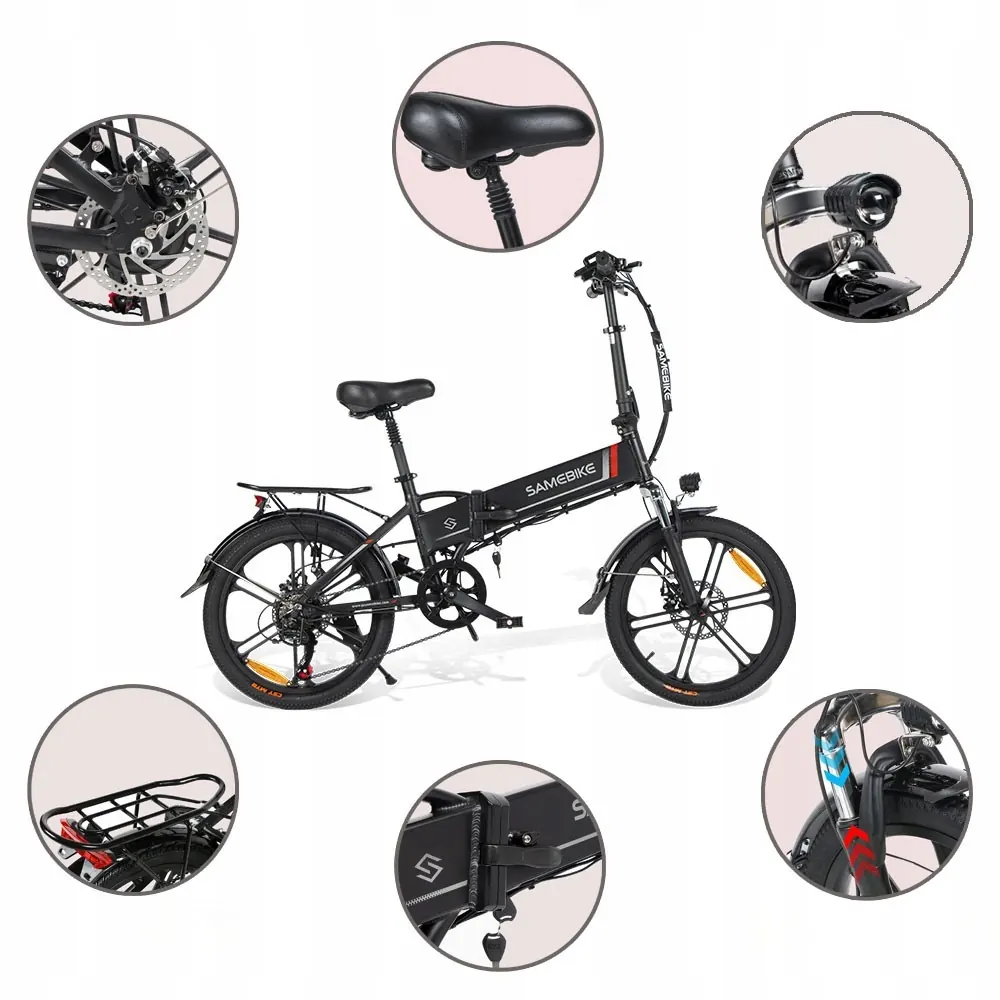 SAMEBIKE 20LVXD30-II Bicicleta Eléctrica Plegable image 8
