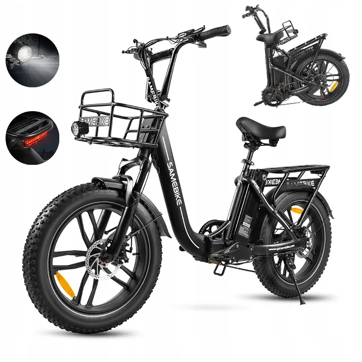 Samebike C05 Pro 20" 500W 36V, bicicleta eléctrica unisex.