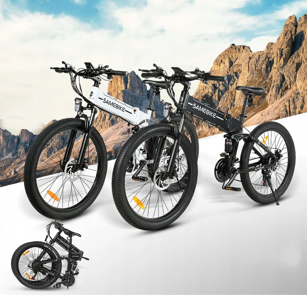 SAMEBIKE LO26-II-FT-YD plegable con suspensión delantera y cuadro de aluminio