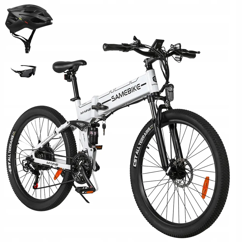 Bicicleta eléctrica plegable SAMEBIKE LO26-II-FT-YD con batería 48V 14AH